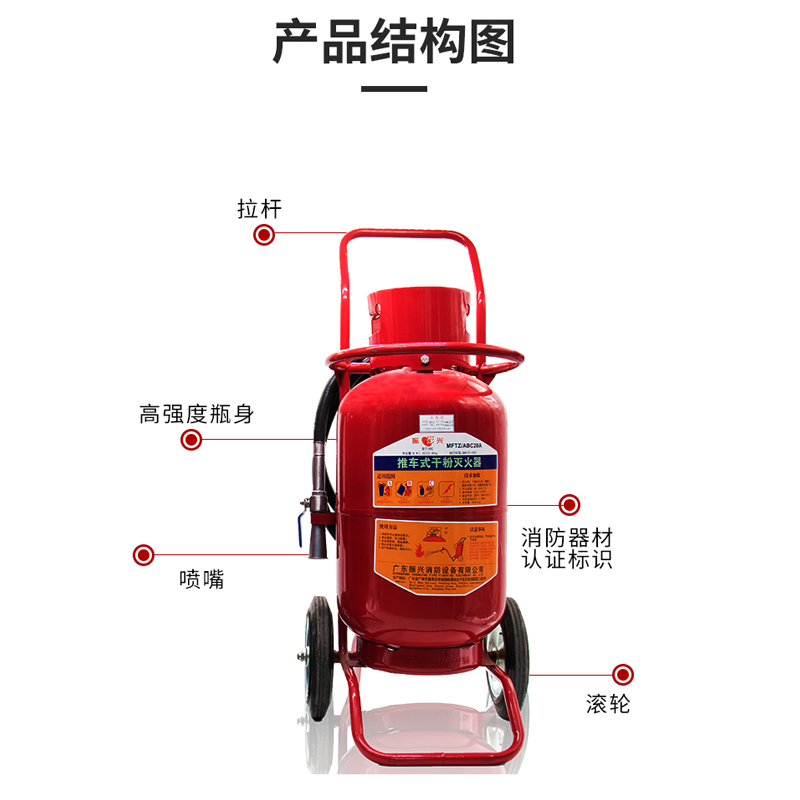 推車(chē)式干粉滅火器MFTZ/ABC20A的性能特點(diǎn)有哪些？適用于哪些火災類(lèi)型？