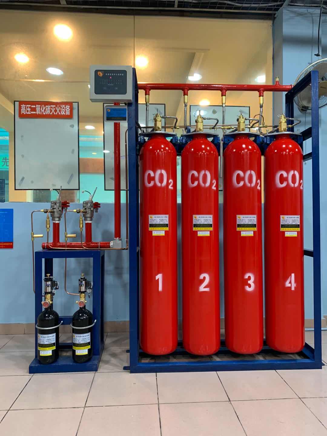 高壓二氧化碳滅火裝置有哪些安全措施呢